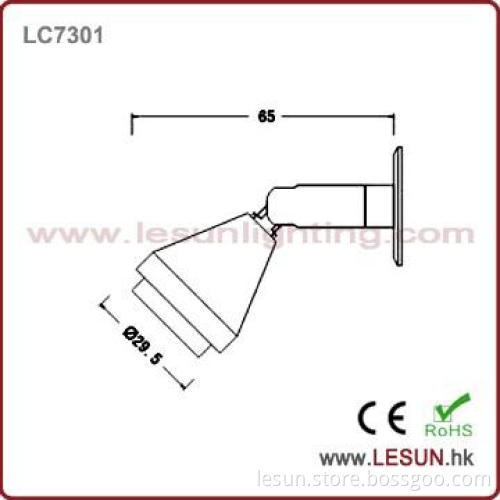 Mini 1w wall mounted led lights jewellery display spotlights  LC7301
